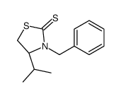 (4S)-3-benzyl-4-propan-2-yl-1,3-thiazolidine-2-thione结构式