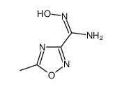 1,2,4-Oxadiazole-3-carboximidamide,N-hydroxy-5-methyl-结构式