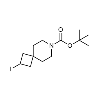 2-碘-7-氮杂螺[3.5]壬烷-7-羧酸叔丁酯结构式