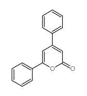 4,6-二苯基-2H-吡喃-2-酮结构式