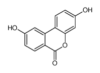 3,9-Dihydroxy-6H-dibenzo[b,d]pyran-6-one Structure