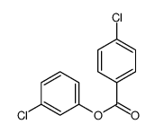 (3-chlorophenyl) 4-chlorobenzoate结构式