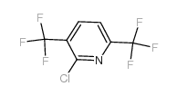 2-氯-3,6-双(三氟甲基)吡啶结构式