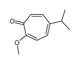 2-methoxy-5-propan-2-ylcyclohepta-2,4,6-trien-1-one结构式