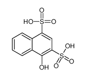 4-hydroxynaphthalene-1,3-disulfonic acid结构式