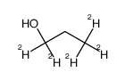 丙醇-D5结构式
