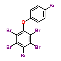 2,3,4,45,6-Hexabromodiphenyl ether structure