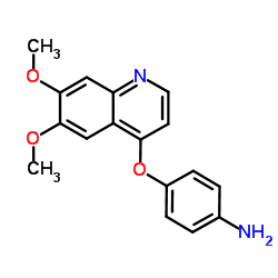 6,7-二甲氧基-4-(4-氨基苯氧基)喹啉图片