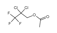 2,2-dichloro-3,3,3-trifluoropropyl acetate Structure