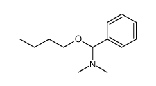 (α-butoxy-benzyl)-dimethyl-amine结构式