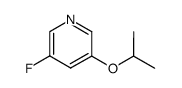 Pyridine, 3-fluoro-5-(1-methylethoxy)- (9CI) structure