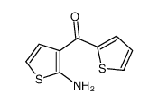 (2-氨基噻吩-3-基)(噻吩-2-基)甲酮结构式
