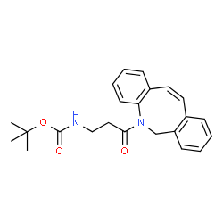 (Z)-tert-butyl (3-(dibenzo[b,f]azocin-5(6H)-yl)-3-oxopropyl)carbamate Structure
