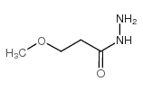 3-甲氧基丙酸肼结构式