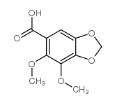 6,7-dimethoxy-1,3-benzodioxole-5-carboxylic acid Structure