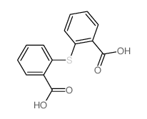 2-(2-carboxyphenyl)sulfanylbenzoic acid Structure