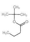 Butanoic acid,1,1-dimethylethyl ester Structure