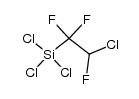 (1,1,2-trifluoro 2-chloro ethyl) trichloro silane Structure