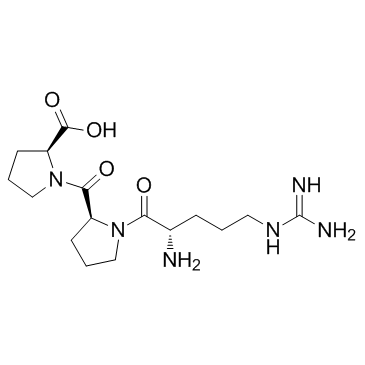 Bradykinin (1-3) sulfate salt Structure
