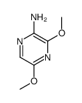 3,5-二甲氧基-2-吡嗪胺结构式
