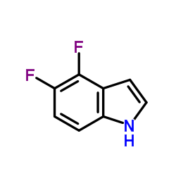 4,5-二氟吲哚结构式