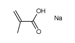 Poly(methacrylic acid sodium salt) Structure