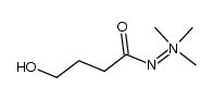 N-trimethylammonio-4-hydroxybutanamidate结构式