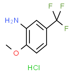 Benzenamine, 2-Methoxy-5-(trifluoromethyl)- (hydrochloride)(1:1) picture