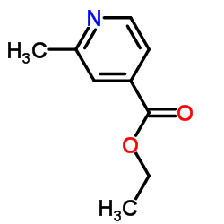 2-甲基吡啶-4-羧酸乙酯结构式