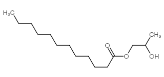 1,2-丙二醇单十二酸酯结构式