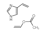 ethenyl acetate; 4-ethenyl-3H-imidazole Structure
