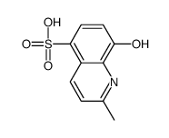 8-羟基-2-甲基喹啉-5-磺酸结构式