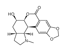 5β-hydroxy-9,10-methanediyldioxy-1-methyl-lycoranan-7-one结构式