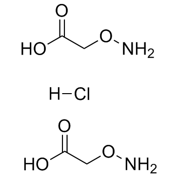 Aminooxyacetic acid hemihydrochloride Structure