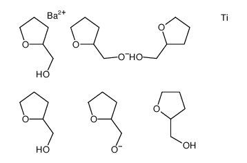 四氢呋喃钛酸钡(IV)结构式