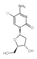 Cytidine,5-chloro-2'-deoxy- Structure