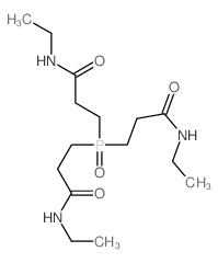 3-[bis[2-(ethylcarbamoyl)ethyl]phosphoryl]-N-ethyl-propanamide结构式