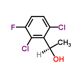 (R)-1-(2,6-二氯-3-氟苯基)乙醇结构式