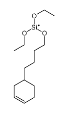 4-cyclohex-3-en-1-ylbutoxy(diethoxy)silicon结构式
