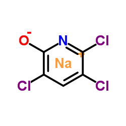 三氯吡啶醇钠结构式