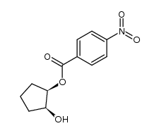 p-nitrobenzoate d'hydroxy-2 cyclopentyle cis结构式