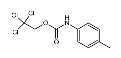 2,2,2-trichloroethyl N-p-tolylcarbamate结构式