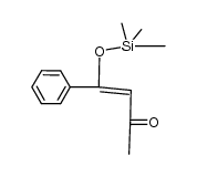 E-4-phenyl-4-trimethylsiloxy-3-buten-2-one结构式
