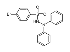 4-bromo-N',N'-diphenylbenzenesulfonohydrazide Structure