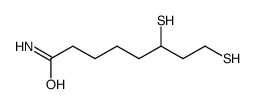 6,8-bis-sulfanyloctanamide Structure