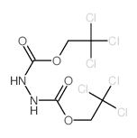 2,2,2-trichloroethyl N-(2,2,2-trichloroethoxycarbonylamino)carbamate Structure
