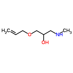1-(Allyloxy)-3-(methylamino)-2-propanol Structure
