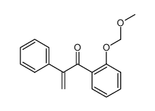 1-(2-(methoxymethoxy)phenyl)-2-phenylprop-2-en-1-one结构式