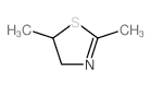 2,5-dimethyl-4,5-dihydro-1,3-thiazole结构式