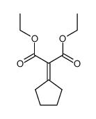 PROPANEDIOIC ACID, 2-CYCLOPENTYLIDENE-, 1,3-DIETHYL ESTER Structure